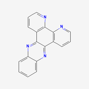 molecular formula C18H10N4 B1231967 二吡啶并[3,2-a:2',3'-c]菲咯嗪 CAS No. 19535-47-8
