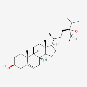 molecular formula C29H48O2 B1231968 Fucosterol epoxide CAS No. 35458-71-0