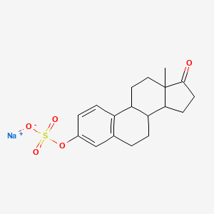 sodium;(13-methyl-17-oxo-7,8,9,11,12,14,15,16-octahydro-6H-cyclopenta[a]phenanthren-3-yl) sulfate