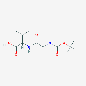 2-[2-(Tert-butoxycarbonyl-methyl-amino)-propionylamino]-3-methyl-butyric acid