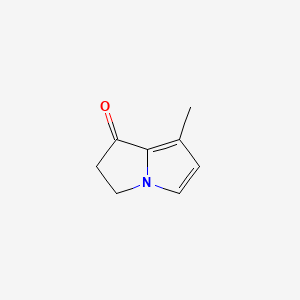 molecular formula C8H9NO B1231971 Danaidone CAS No. 6064-85-3