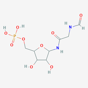 molecular formula C8H15N2O9P B12319763 Phosphoribosyl-N-formylglycineamide 