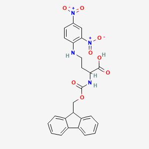 (S)-2-((((9H-Fluoren-9-yl)methoxy)carbonyl)amino)-4-((2,4-dinitrophenyl)amino)butanoic acid