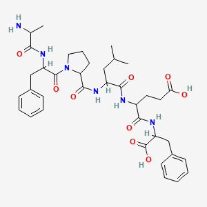 H-DL-Ala-DL-Phe-DL-Pro-DL-Leu-DL-Glu-DL-Phe-OH