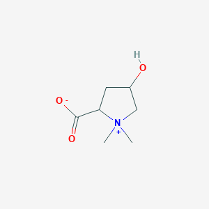 molecular formula C7H13NO3 B12319858 Betonicin;(2S-trans)-; Achillein;(2S-trans)-; Achillein;Betonicine CAS No. 105869-44-1