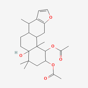 molecular formula C24H34O6 B12319920 14-Deoxy-epsilon-caesalpin 