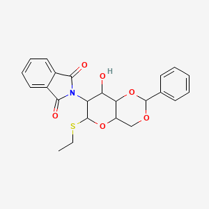 Ethyl 4,6-o-benzylidene-2-deoxy-2-phthalimido-beta-d-thioglucopyranoside