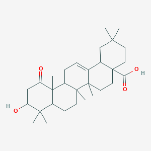 10-hydroxy-2,2,6a,6b,9,9,12a-heptamethyl-12-oxo-3,4,5,6,6a,7,8,8a,10,11,13,14b-dodecahydro-1H-picene-4a-carboxylic acid