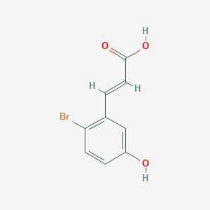 (E)-3-(2-bromo-5-hydroxyphenyl)acrylic acid