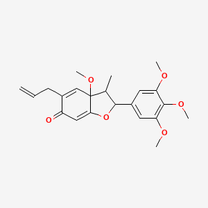 molecular formula C22H26O6 B12320128 Mirandin B 