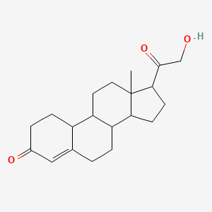 molecular formula C20H28O3 B12320164 17-(2-hydroxyacetyl)-13-methyl-2,6,7,8,9,10,11,12,14,15,16,17-dodecahydro-1H-cyclopenta[a]phenanthren-3-one 