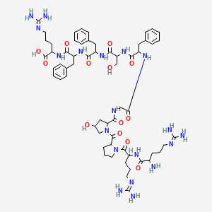 (D-Arg0,hyp3,D-phe7)-bradykinin