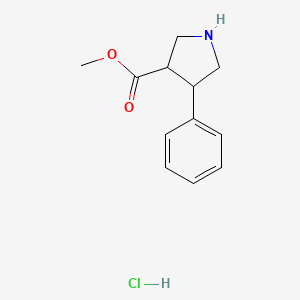 Methyl 4-phenylpyrrolidine-3-carboxylate hydrochloride