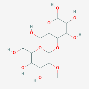 (3R,4R,5S,6R)-5-{[(2S,3R,4S,5R,6R)-4,5-Dihydroxy-6-(hydroxymethyl)-3-methoxyoxan-2-YL]oxy}-6-(hydroxymethyl)oxane-2,3,4-triol