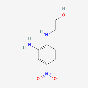 molecular formula C8H11N3O3 B1232042 2-((2-Amino-4-nitrophenyl)amino)ethanol CAS No. 56932-44-6
