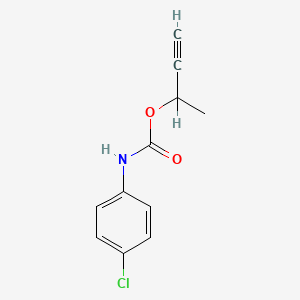 3-Butyn-2-yl-N-(p-chlorophenyl)carbamate