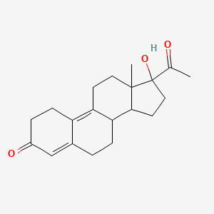 17-Acetyl-17-hydroxy-13-methyl-1,2,6,7,8,11,12,14,15,16-decahydrocyclopenta[a]phenanthren-3-one