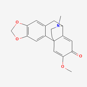 16-Methoxy-20-methyl-5,7-dioxa-20-azapentacyclo[10.5.3.01,13.02,10.04,8]icosa-2,4(8),9,13,16-pentaen-15-one