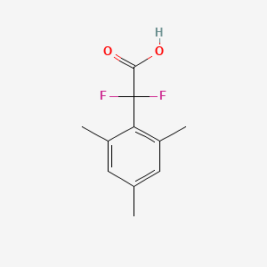 molecular formula C11H12F2O2 B12320876 2,2-Difluoro-2-mesitylacetic Acid 