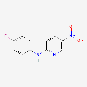 molecular formula C11H8FN3O2 B1232088 N-(4-fluorophenyl)-5-nitropyridin-2-amine 