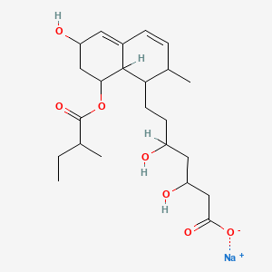 molecular formula C23H35NaO7 B12320903 6-Epi pravastatin, sodium salt 