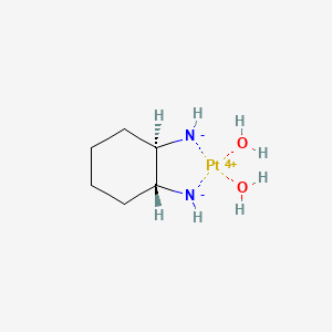 [(1R,2R)-2-azanidylcyclohexyl]azanide;platinum(4+);dihydrate