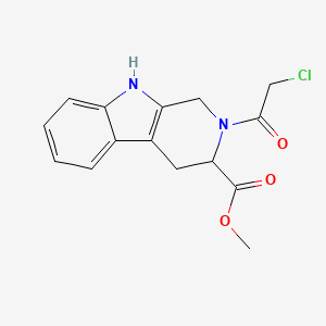 methyl 2-(chloroacetyl)-2,3,4,9-tetrahydro-1H-beta-carboline-3-carboxylate