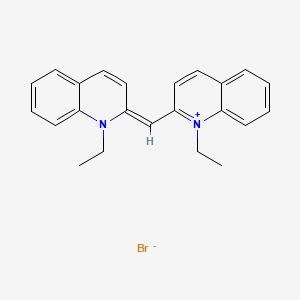 molecular formula C23H23BrN2 B1232113 1,1'-Diethyl-2,2'-cyanine bromide CAS No. 1613-31-6
