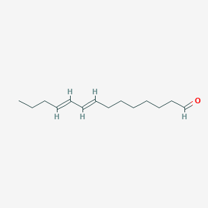molecular formula C14H24O B1232114 8E,10E-Tetradecadienal 