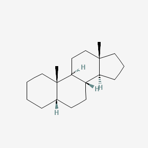 molecular formula C19H32 B1232116 5beta-Androstane CAS No. 438-23-3