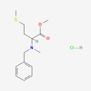 molecular formula C14H22ClNO2S B12321164 Bzl,ME-D-met-ome hcl 