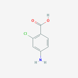 molecular formula C7H6ClNO2 B123212 4-氨基-2-氯苯甲酸 CAS No. 2457-76-3