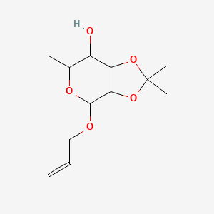 2,2,6-trimethyl-4-prop-2-enoxy-4,6,7,7a-tetrahydro-3aH-[1,3]dioxolo[4,5-c]pyran-7-ol