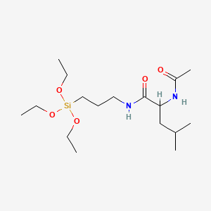 2-acetamido-4-methyl-N-(3-triethoxysilylpropyl)pentanamide