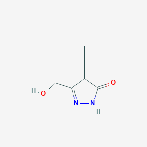 4-Tert-butyl-3-(hydroxymethyl)-1,4-dihydropyrazol-5-one