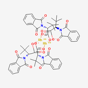 (2R)-2-(1,3-dioxoisoindol-2-yl)-3,3-dimethylbutanoate;rhodium(2+)