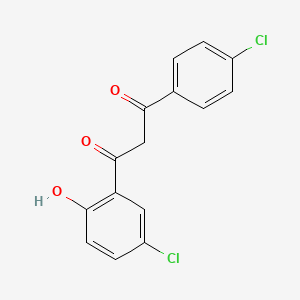 1-(5-Chloro-2-hydroxyphenyl)-3-(4-chlorophenyl)propane-1,3-dione