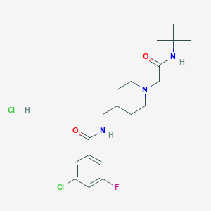 molecular formula C19H28Cl2FN3O2 B12321573 Ulixacaltamide hydrochloride CAS No. 1797986-84-5