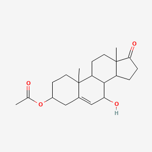 Androst-5-en-17-one, 3-(acetyloxy)-7-hydroxy-, (3beta,7beta)-(9CI)