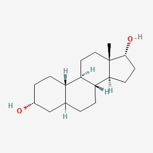 molecular formula C18H30O2 B1232164 Estrane-3,17-diol CAS No. 517-01-1