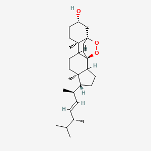 molecular formula C28H44O3 B1232165 (3beta,5alpha,8alpha,22E)-5,8-Epidioxyergosta-6,22-dien-3-ol 