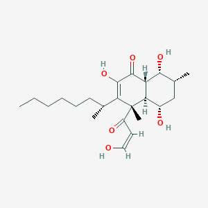 molecular formula C23H36O6 B1232180 Australifungin 