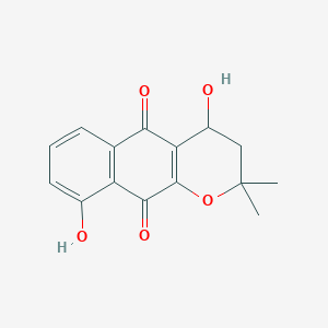 4,9-dihydroxy-2,2-dimethyl-3,4-dihydrobenzo[g]chromene-5,10-dione