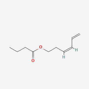 molecular formula C10H16O2 B1232184 (Z)-3,5-Hexadienyl butyrate CAS No. 69925-34-4
