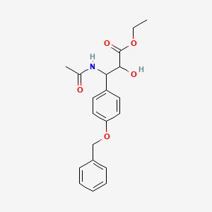 (alphaR,betaS)-beta-(Acetylamino)-alpha-hydroxy-4-(phenylmethoxy)-benzenepropanoicAcidEthylEster