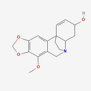 (3R)-7-Methoxy-1,2-didehydrocrinan-3-ol