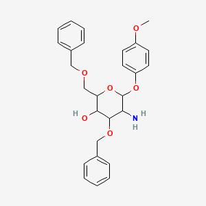 4-Methoxyphenyl 2-amino-3,6-di-O-benzyl-2-deoxy-b-D-glucopyranoside