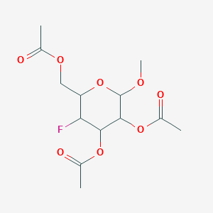 Methyl2,3,6-tri-O-acetyl-4-deoxy-4-fluoro-a-D-galactopyranoside