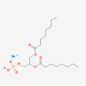 Sodium;2,3-di(octanoyloxy)propyl hydrogen phosphate