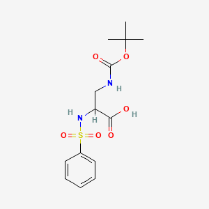 Boc-(S)-3-amino-2-(phenylsulfonylamino)propionic acid